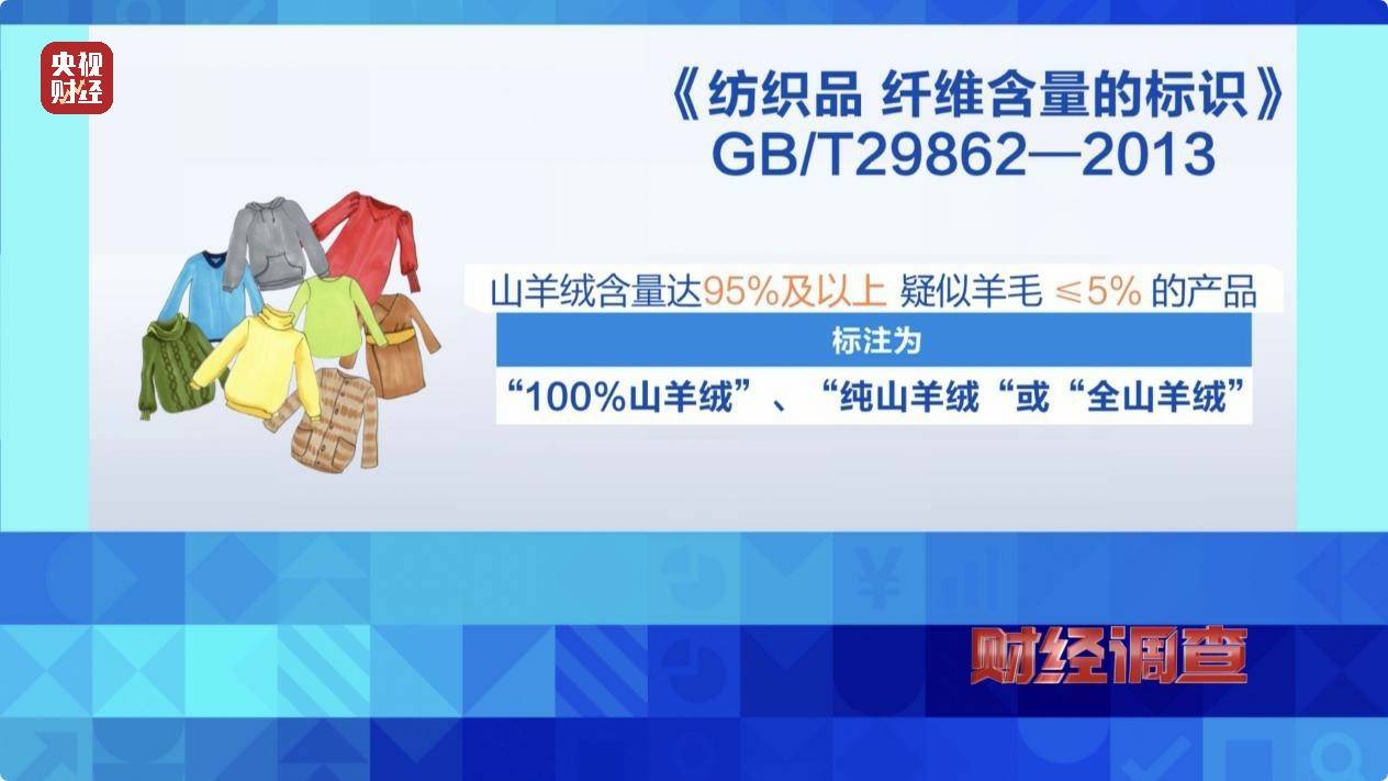 含绒量随意写、羊毛变羊绒！《财经调查》曝光直播间低价纯羊绒骗局
