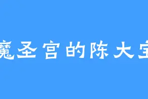 魔圣宫的陈大宝