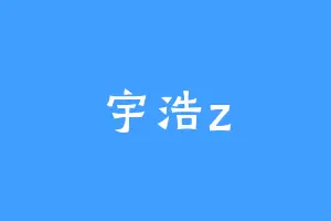 宇浩z