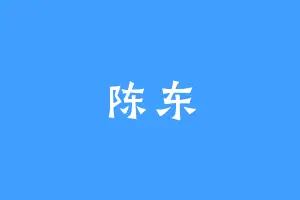 陈东