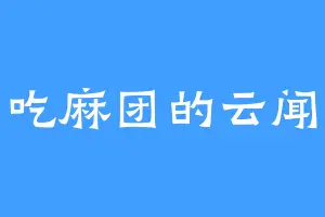 爱吃麻团的云闻言