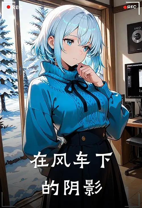 在风车下的阴影