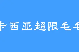 艾卡西亚超限毛毛雨