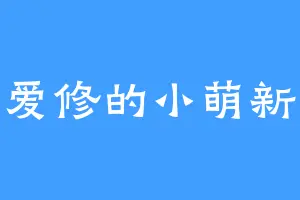 爱修的小萌新