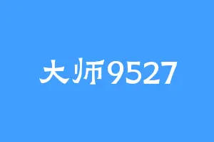 大师9527