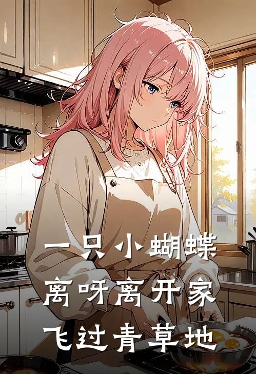 一只小蝴蝶离呀离开家飞过青草地