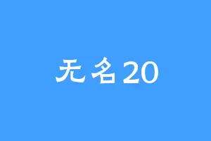 无名20