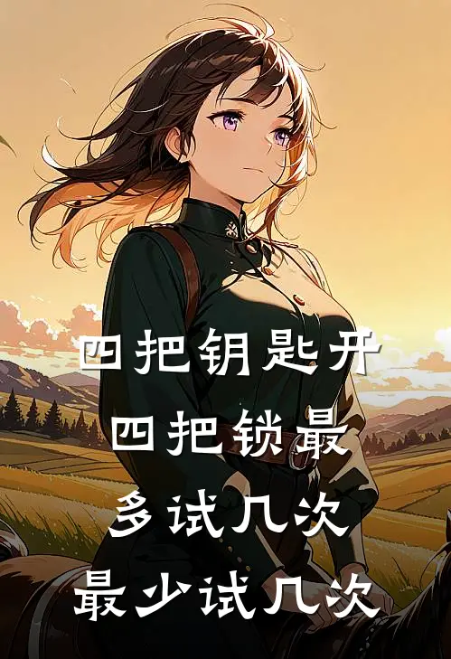 四把钥匙开四把锁最多试几次,最少试几次