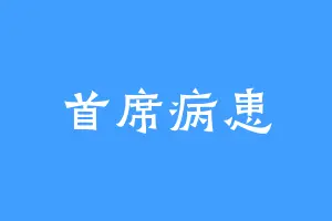 首席病患